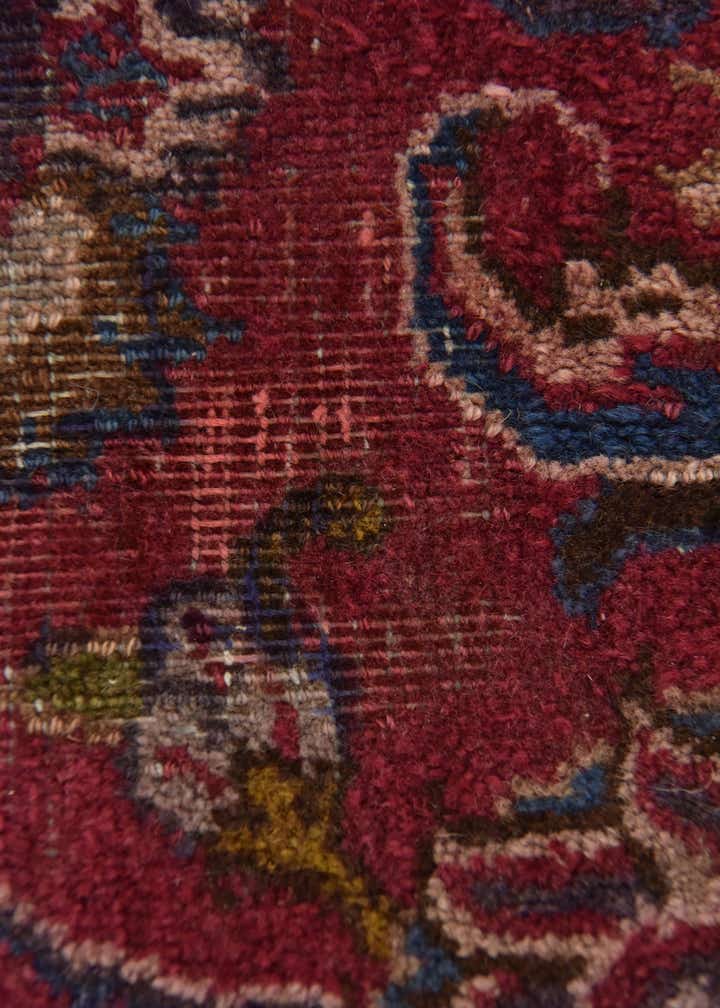 7' 6 x 10' 4 Hand Knotted Mashad Persian Wool Rug