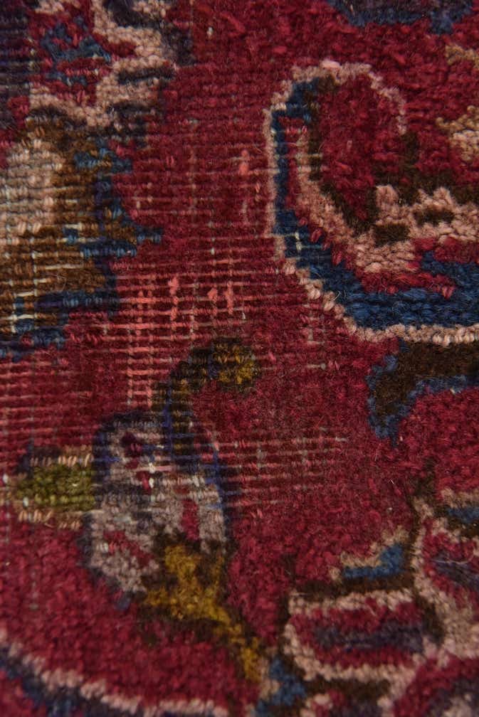 7' 6 x 10' 4 Hand Knotted Mashad Persian Wool Rug