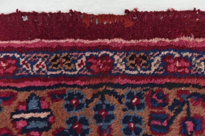 9' 8 x 12' 8 Hand Knotted Mashad Persian Wool Rug