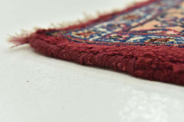 9' 7 x 12' 2 Hand Knotted Mashad Persian Wool Rug