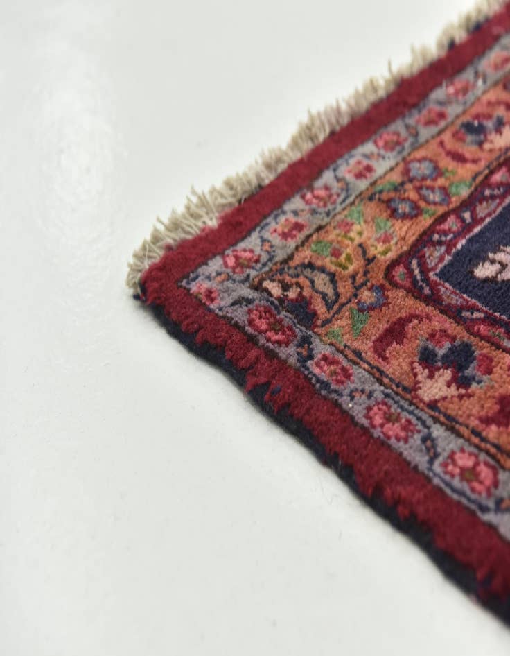 Detail image of 9' 8 x 12' 8  Hand Knotted Mashad Persian Wool Rug