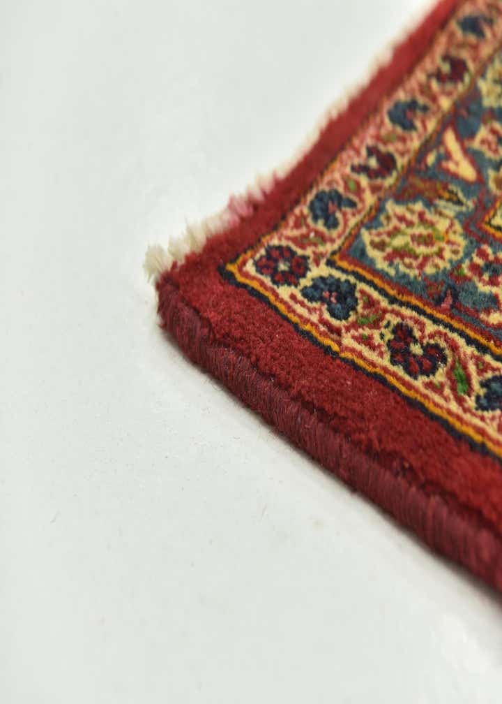 9' 6 x 13' 4 Hand Knotted Mashad Persian Wool Rug