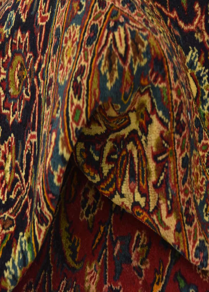 9' 6 x 13' 4 Hand Knotted Mashad Persian Wool Rug