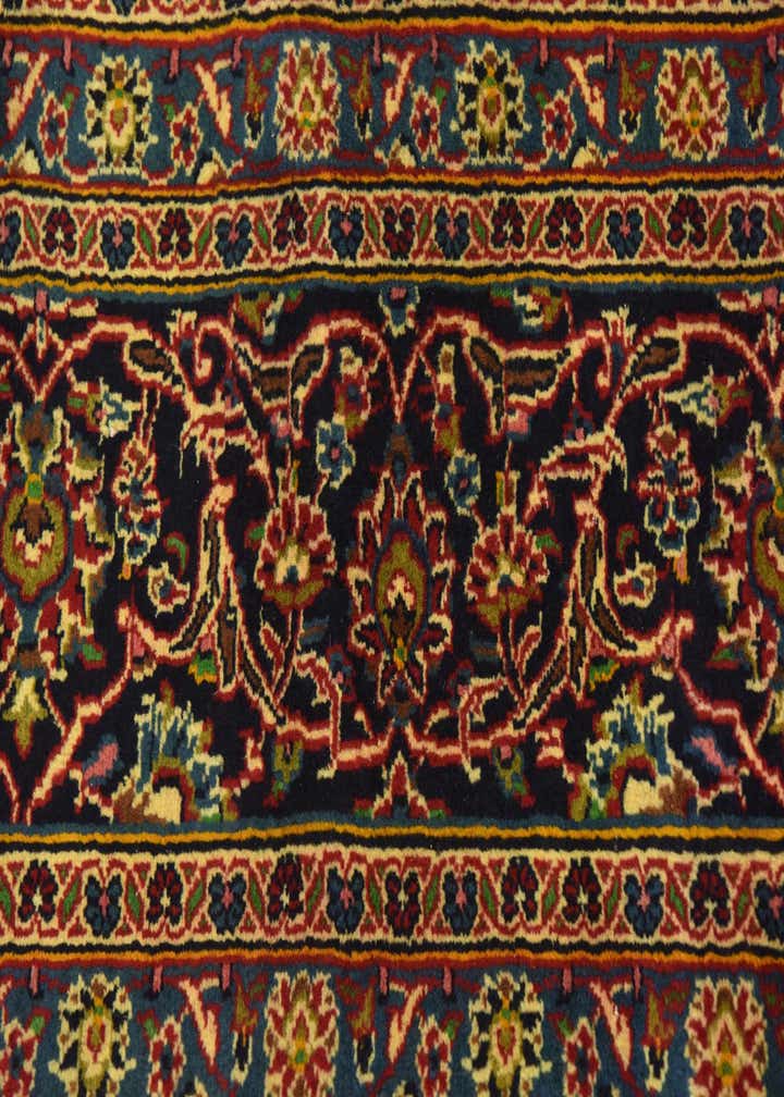 9' 6 x 13' 4 Hand Knotted Mashad Persian Wool Rug