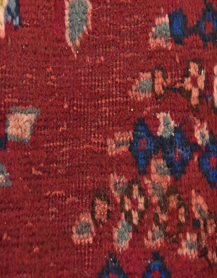 Detail image of 9' 9 x 13'  Hand Knotted Mashad Persian Wool Rug