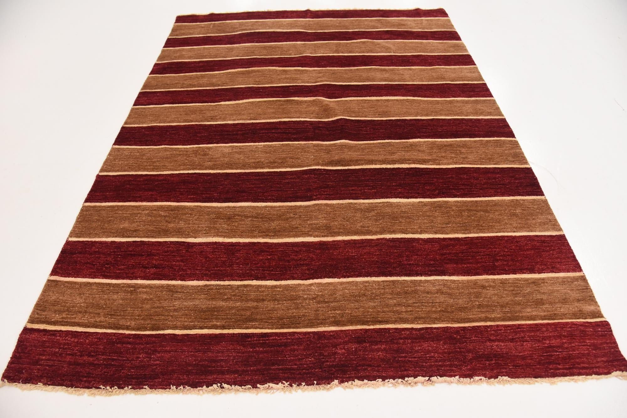 5' 8 x 7' 9 Hand Knotted Modern Ziegler Oriental Rug