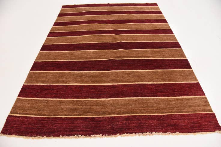 Detail image of 5' 8 x 7' 9 Hand Knotted Modern Ziegler Oriental Rug