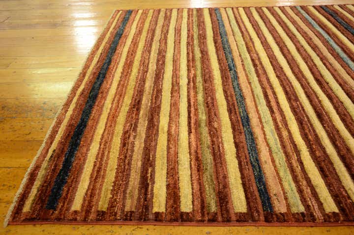 3' 9 x 6' 3 Hand Knotted Modern Ziegler Oriental Rug