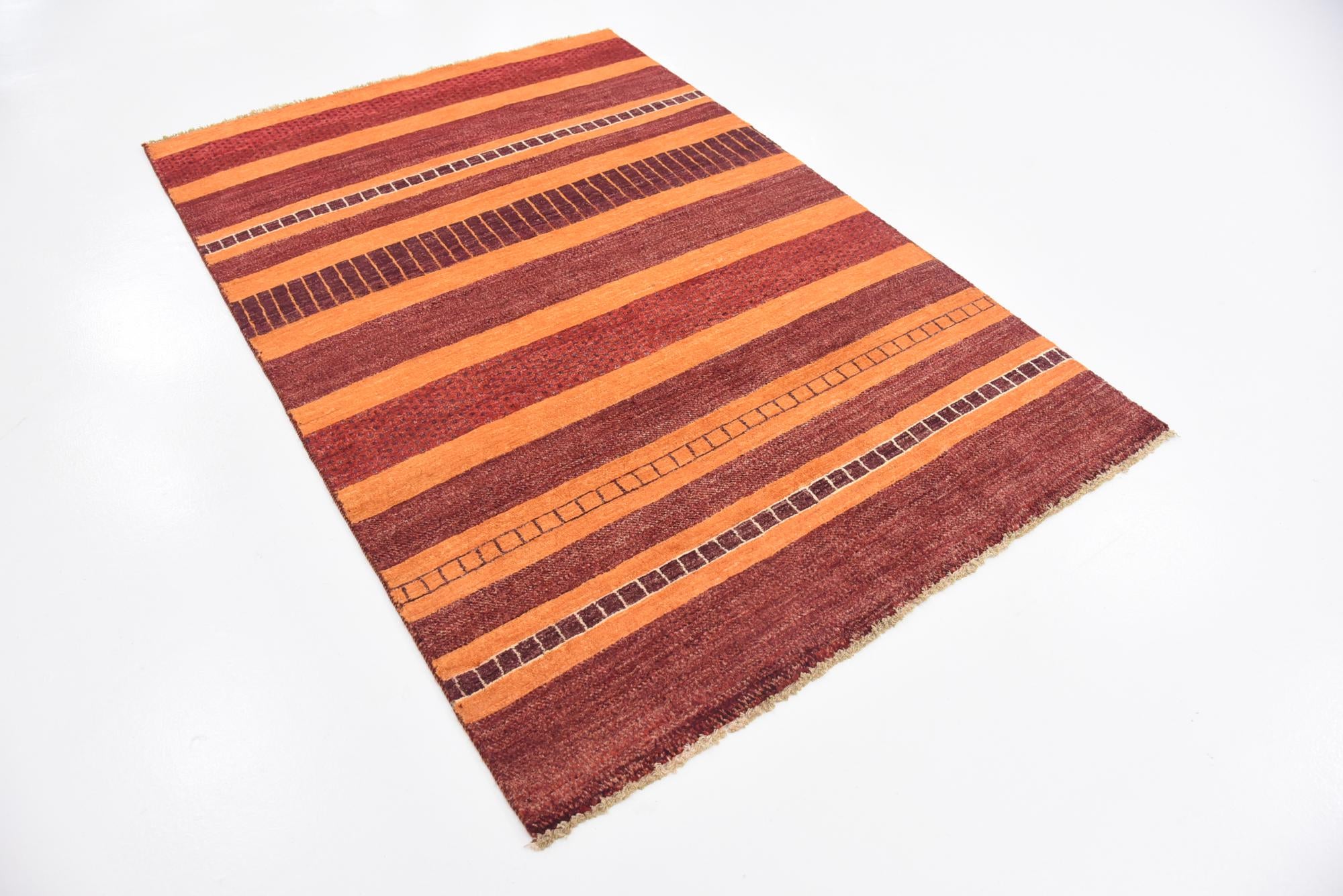 4' x 5' 10 Hand Knotted Modern Ziegler Rug