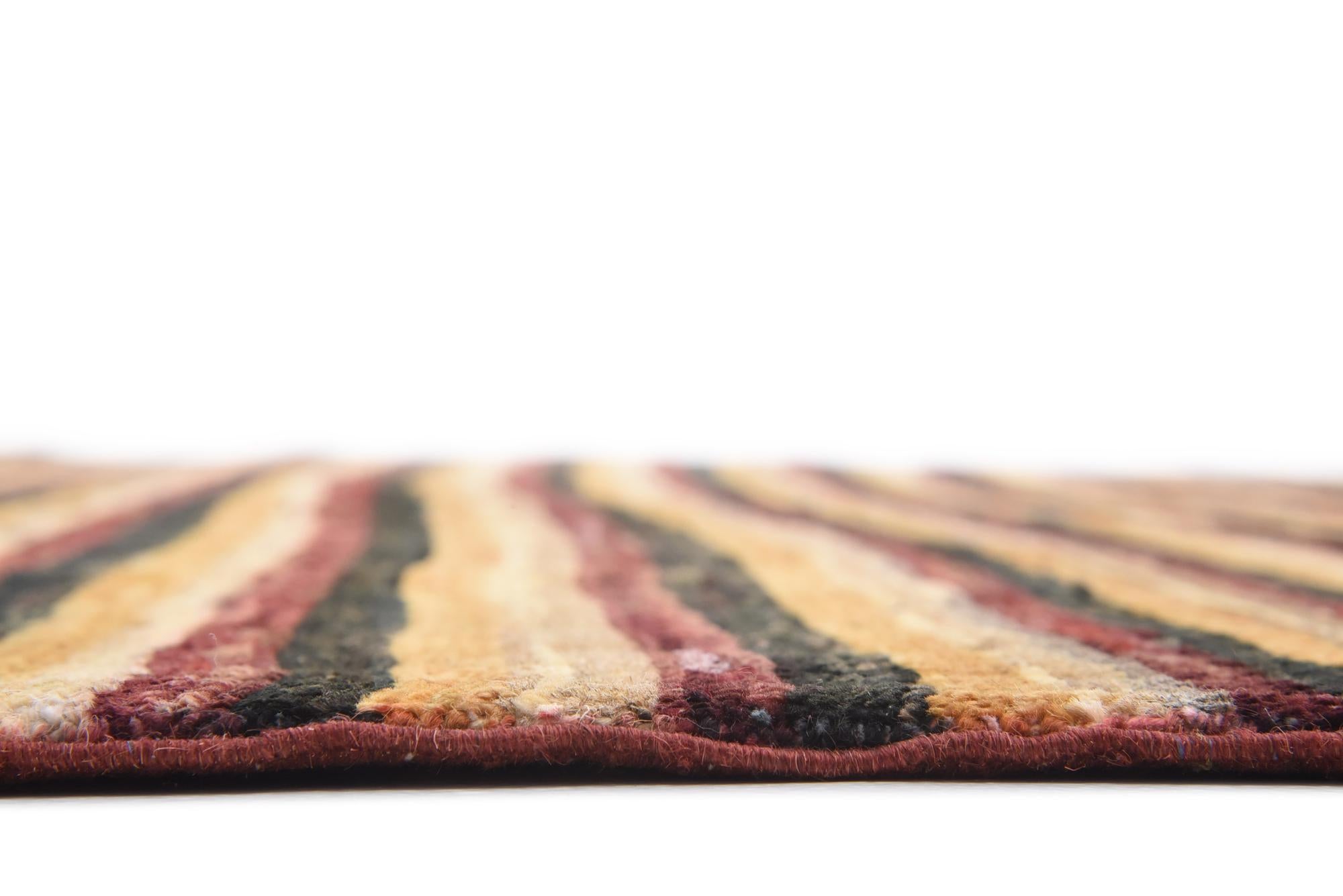 4' 9 x 6' 9 Hand Knotted Modern Ziegler Rug