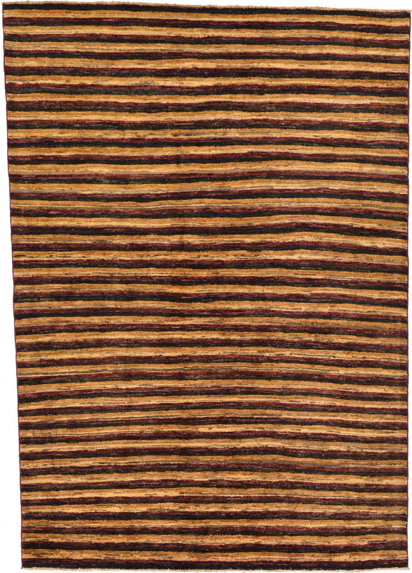 4' 9 x 6' 9 Hand Knotted Modern Ziegler Rug