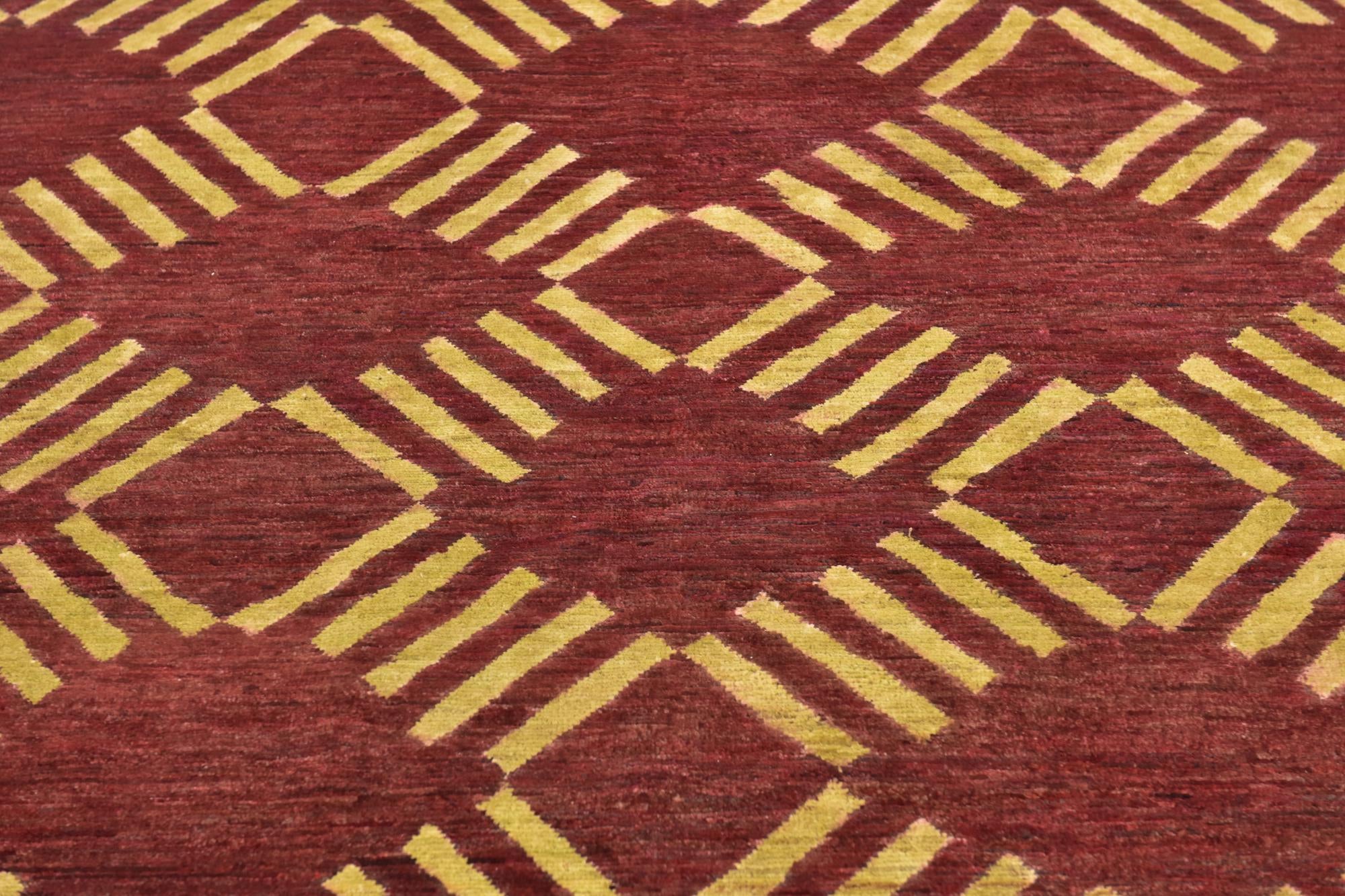 5' x 6' 5 Hand Knotted Modern Ziegler Rug