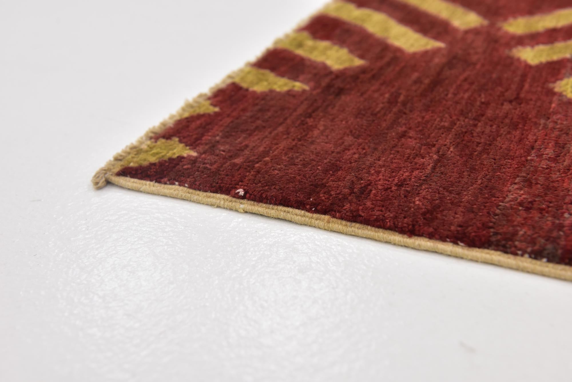 5' x 6' 5 Hand Knotted Modern Ziegler Rug