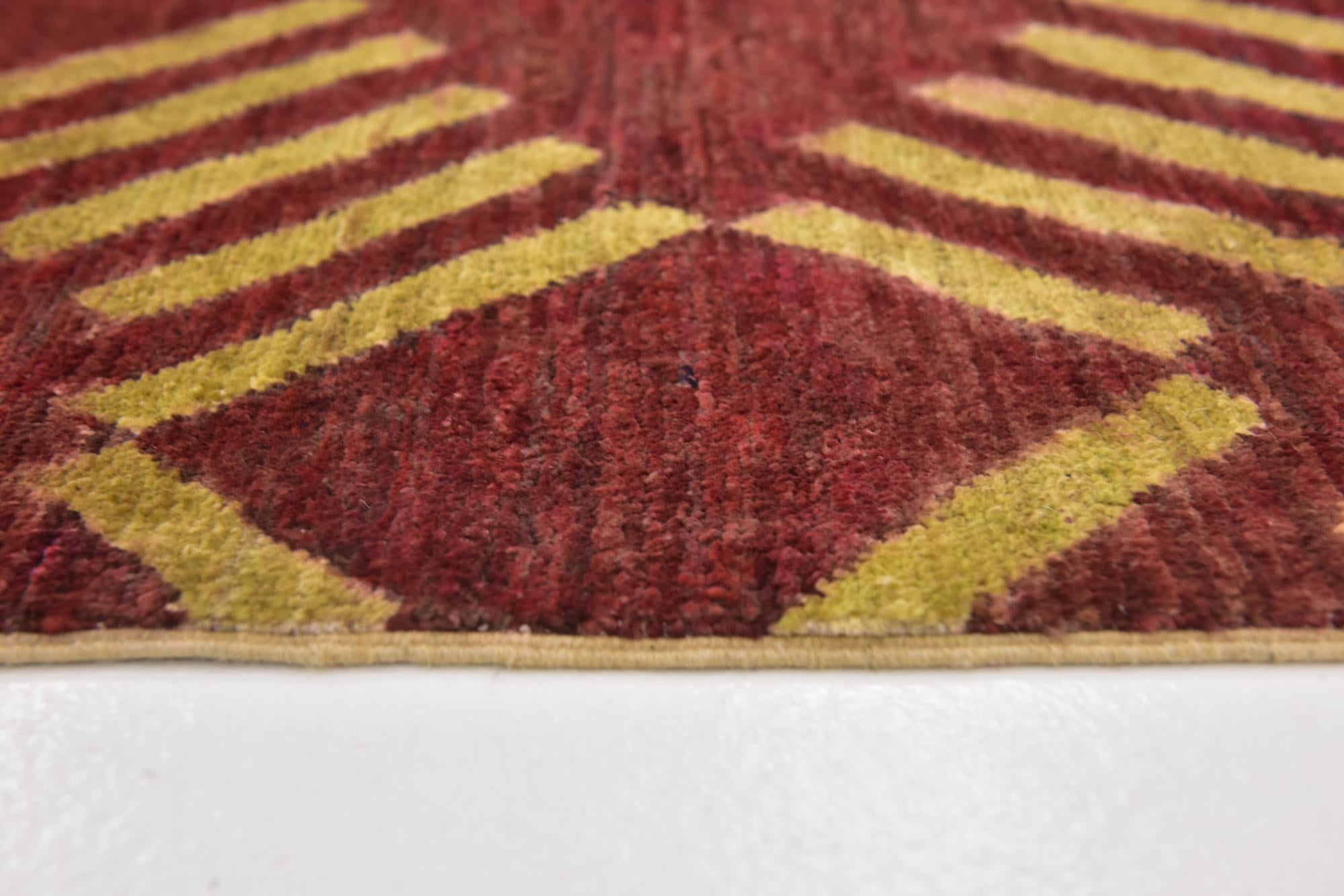 5' x 6' 5 Hand Knotted Modern Ziegler Rug