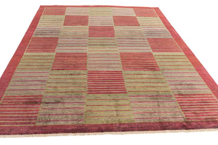 6' 8 x 9' 10 Hand Knotted Modern Ziegler Rug