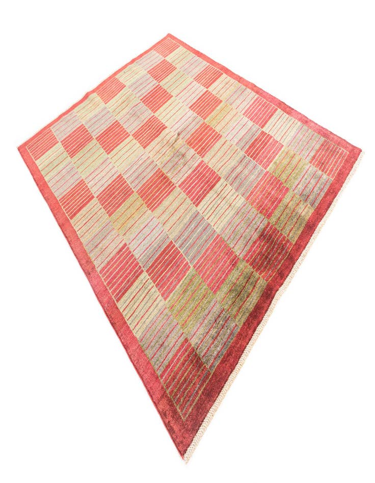 Detail image of 5' 10 x 7' 4  Hand Knotted Modern Ziegler Rug