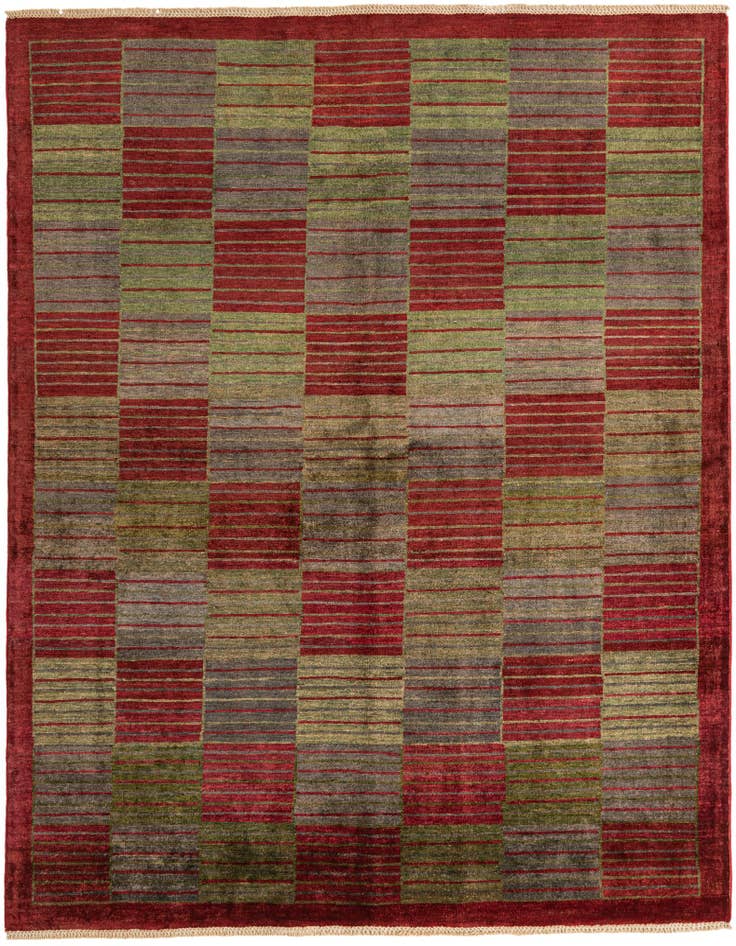 Detail image of 5' 10 x 7' 4 Hand Knotted Modern Ziegler Rug