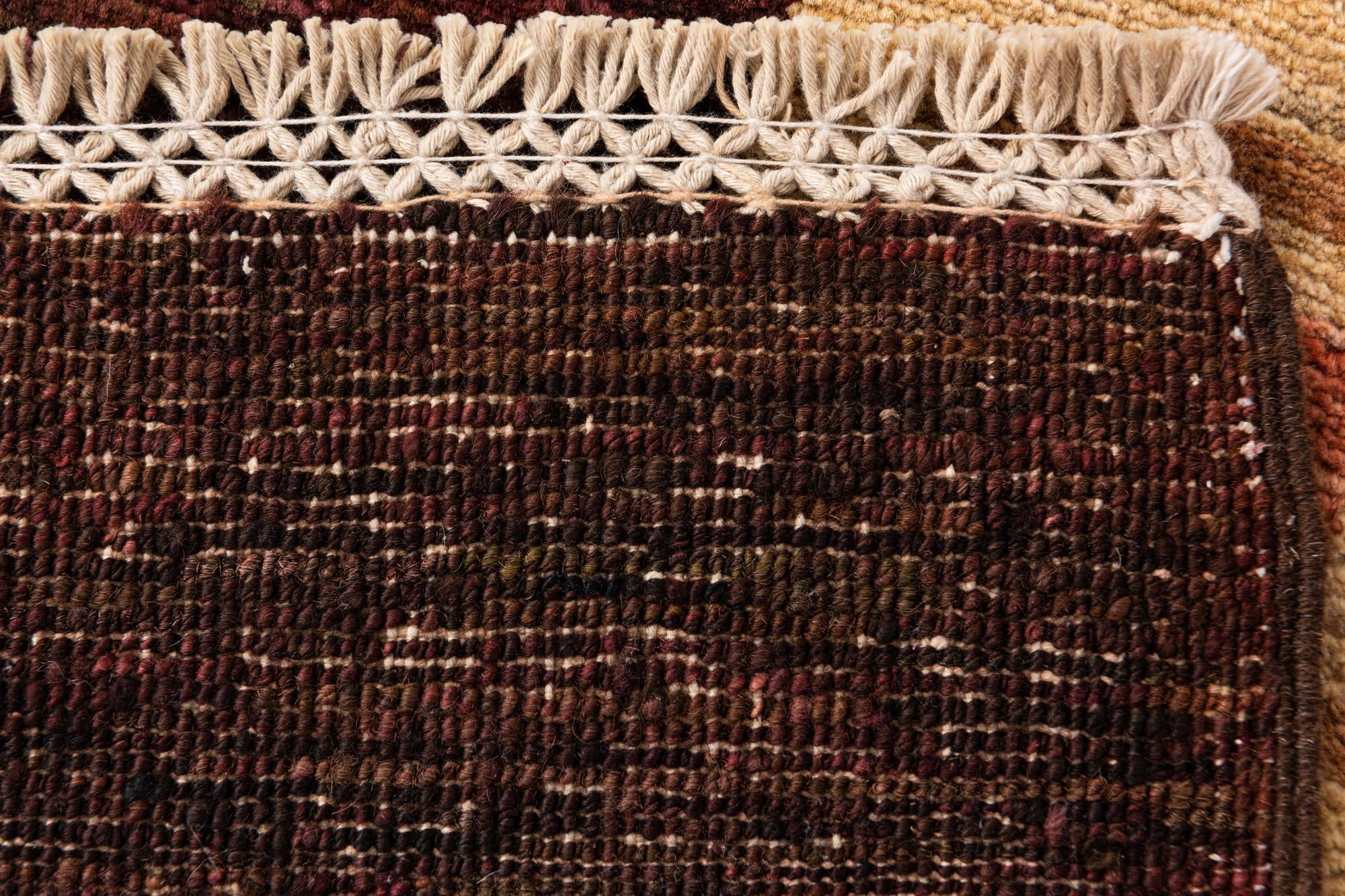 5' 1 x 7' 3 Hand Knotted Modern Ziegler Wool Rug
