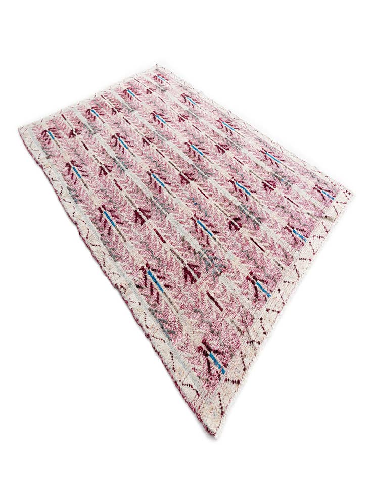 Detail image of 5' 7 x 8'  Hand Knotted Modern Ziegler Wool Rug