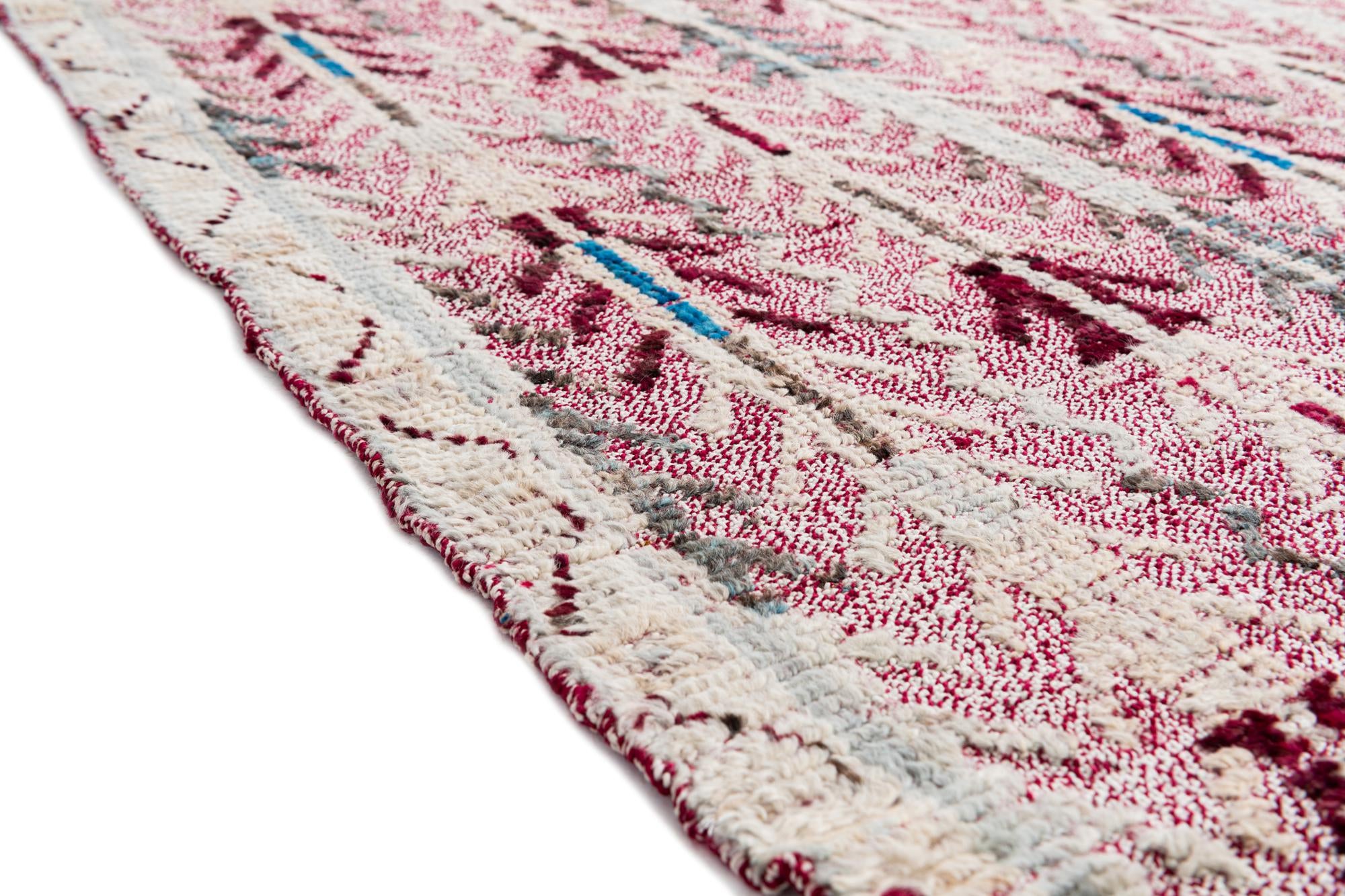 5' 7 x 8' Hand Knotted Modern Ziegler Wool Rug