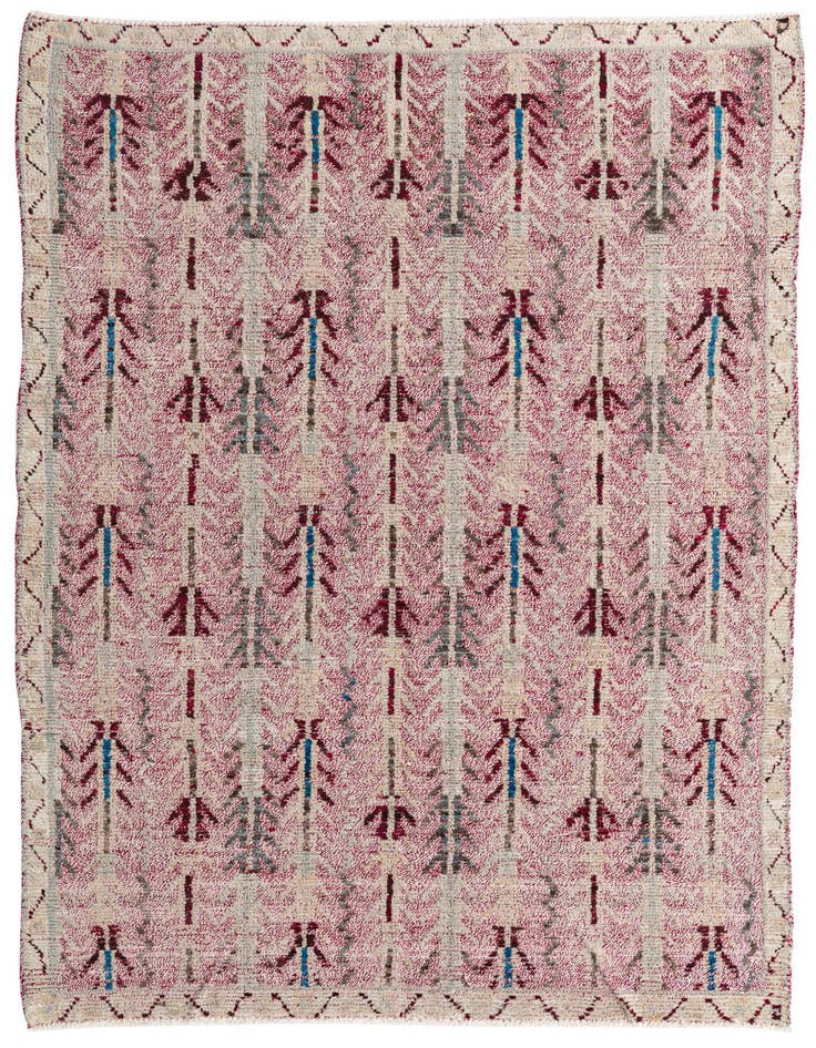 Detail image of 5' 7 x 8' Hand Knotted Modern Ziegler Wool Rug