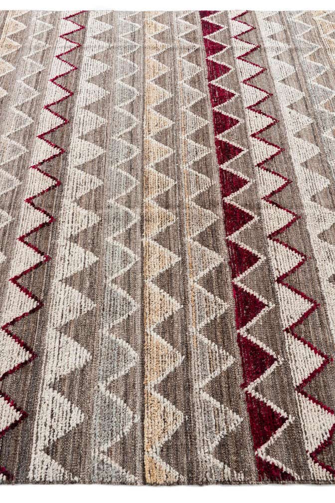6' 6 x 10' 3 Hand Knotted Modern Ziegler Wool Rug