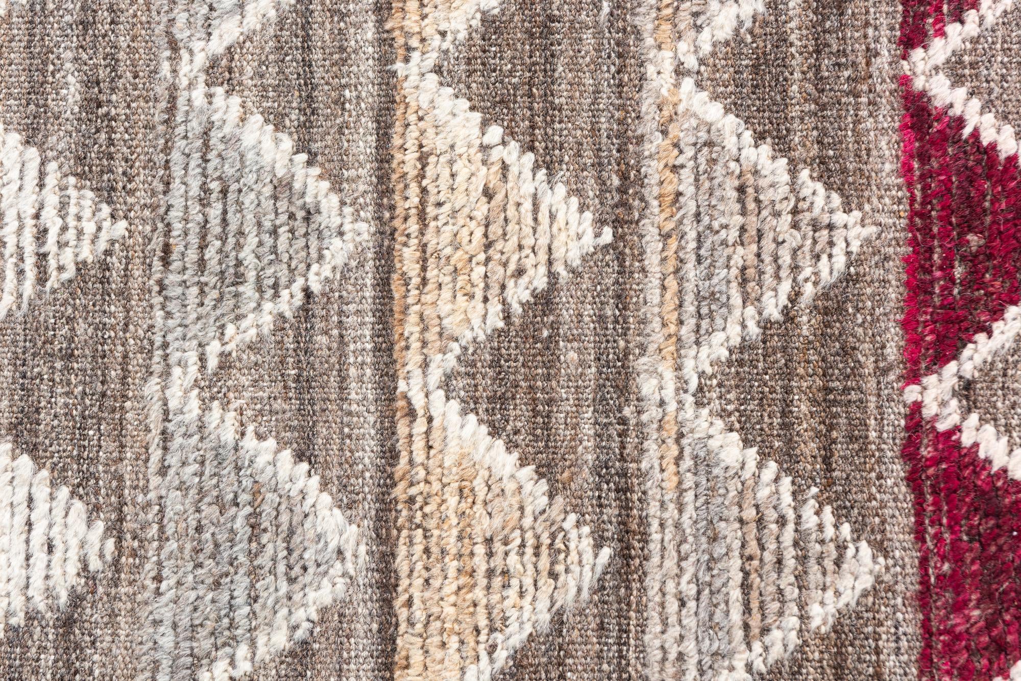 6' 6 x 10' 3 Hand Knotted Modern Ziegler Wool Rug