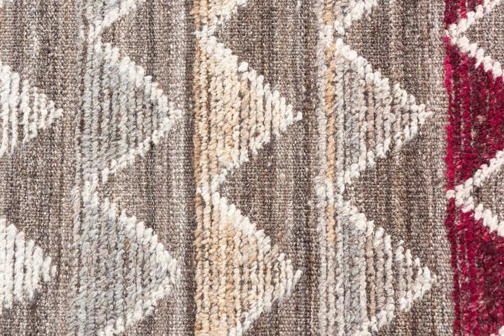 Detail image of 6' 6 x 10' 3 Hand Knotted Modern Ziegler Wool Rug