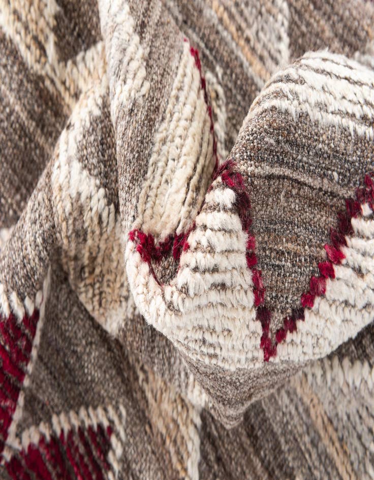 Detail image of 6' 6 x 10' 3  Hand Knotted Modern Ziegler Wool Rug