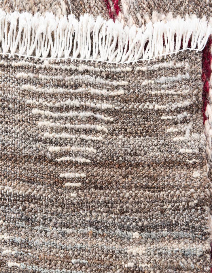 Detail image of 6' 6 x 10' 3  Hand Knotted Modern Ziegler Wool Rug