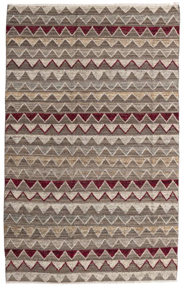 Detail image of 6' 6 x 10' 3 Hand Knotted Modern Ziegler Wool Rug