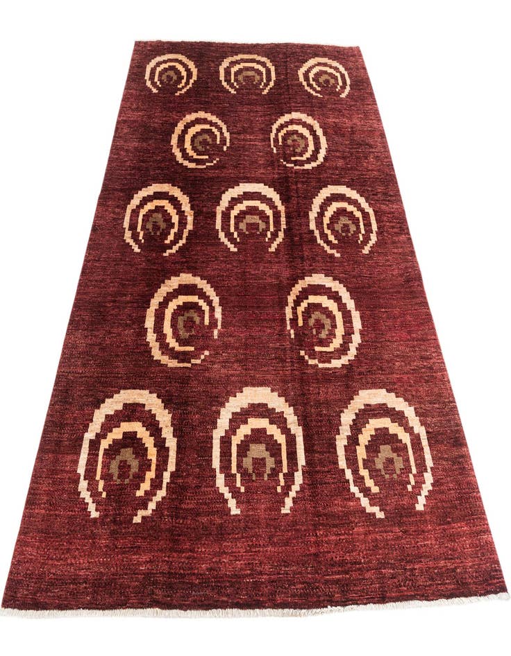 Detail image of 6' 5 x 8' 3  Hand Knotted Modern Ziegler Rug