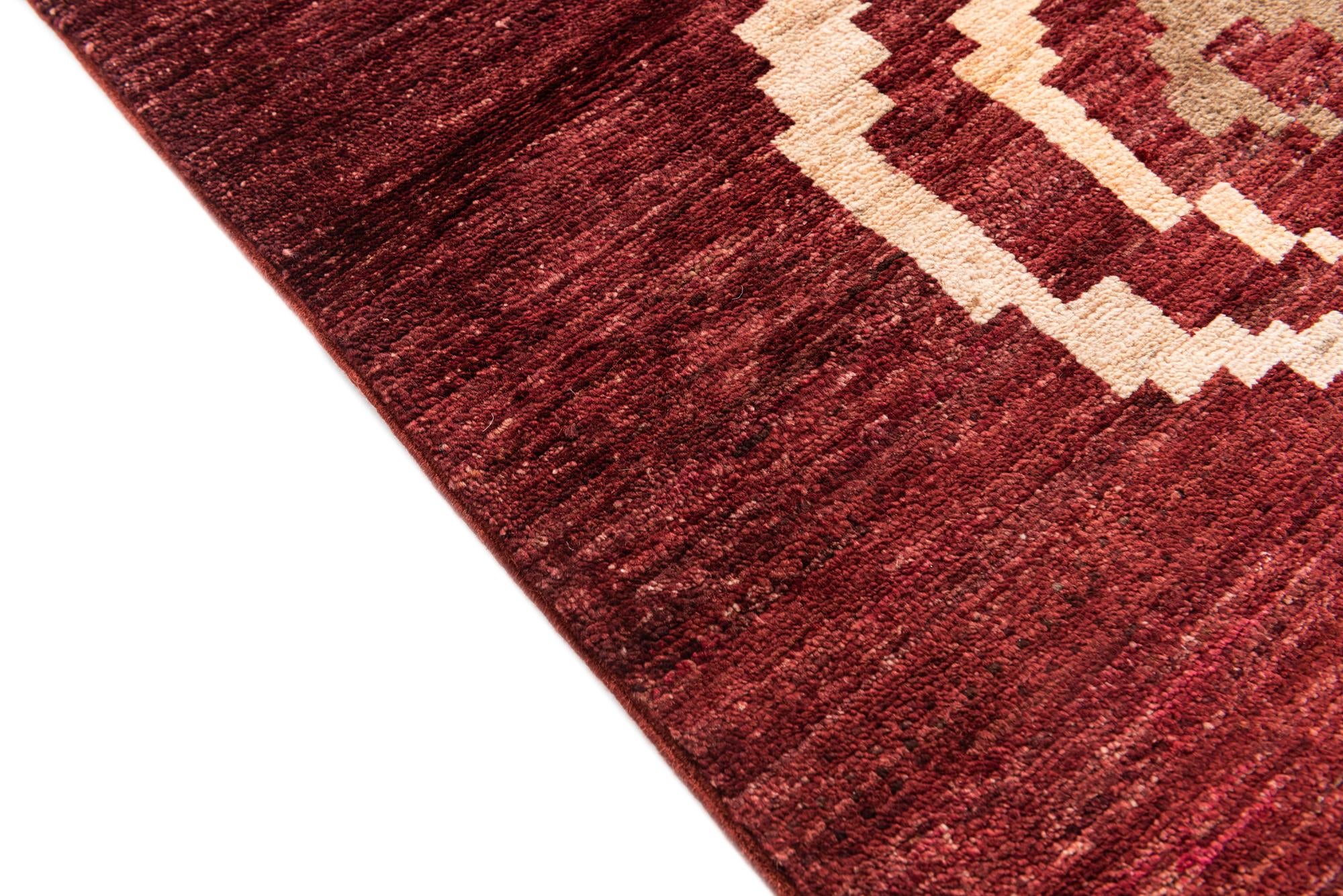 6' 5 x 8' 3 Hand Knotted Modern Ziegler Rug