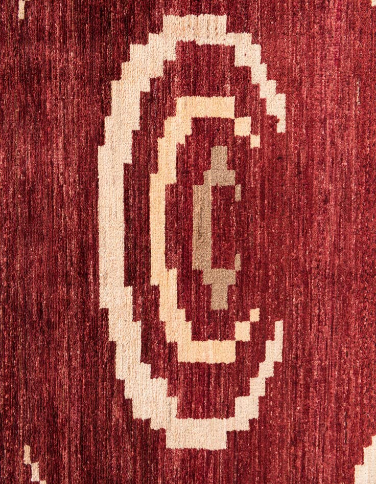 Detail image of 6' 5 x 8' 3  Hand Knotted Modern Ziegler Rug