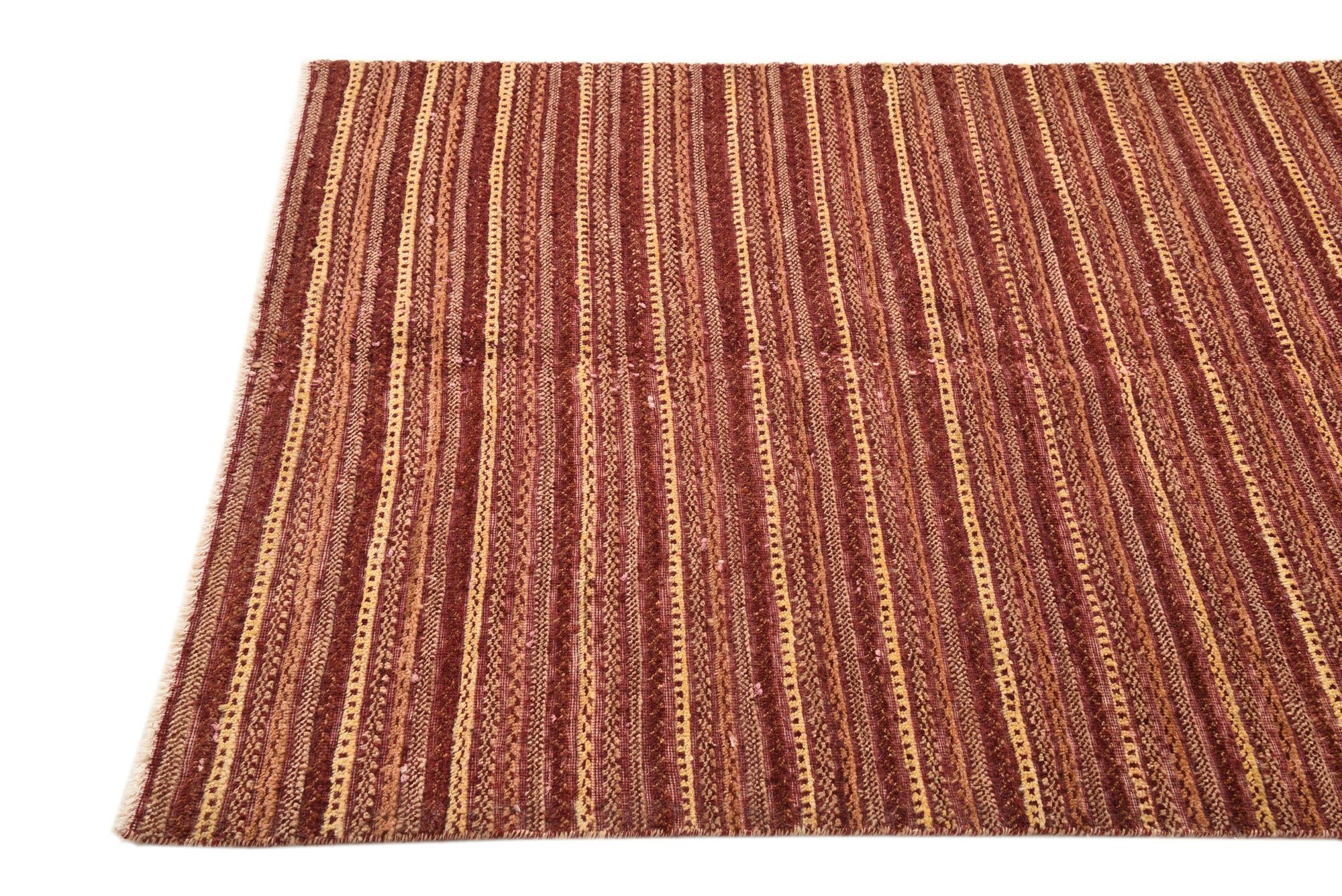 4' x 6' Hand Knotted Modern Ziegler Rug