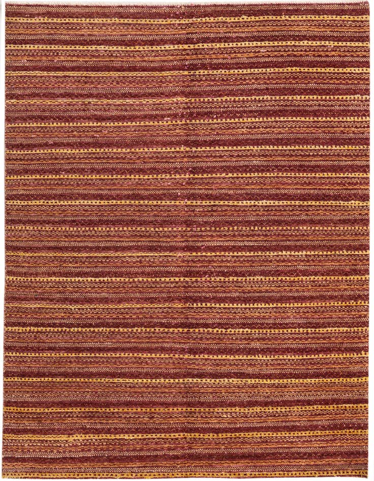 Detail image of 4' x 6' Hand Knotted Modern Ziegler Rug
