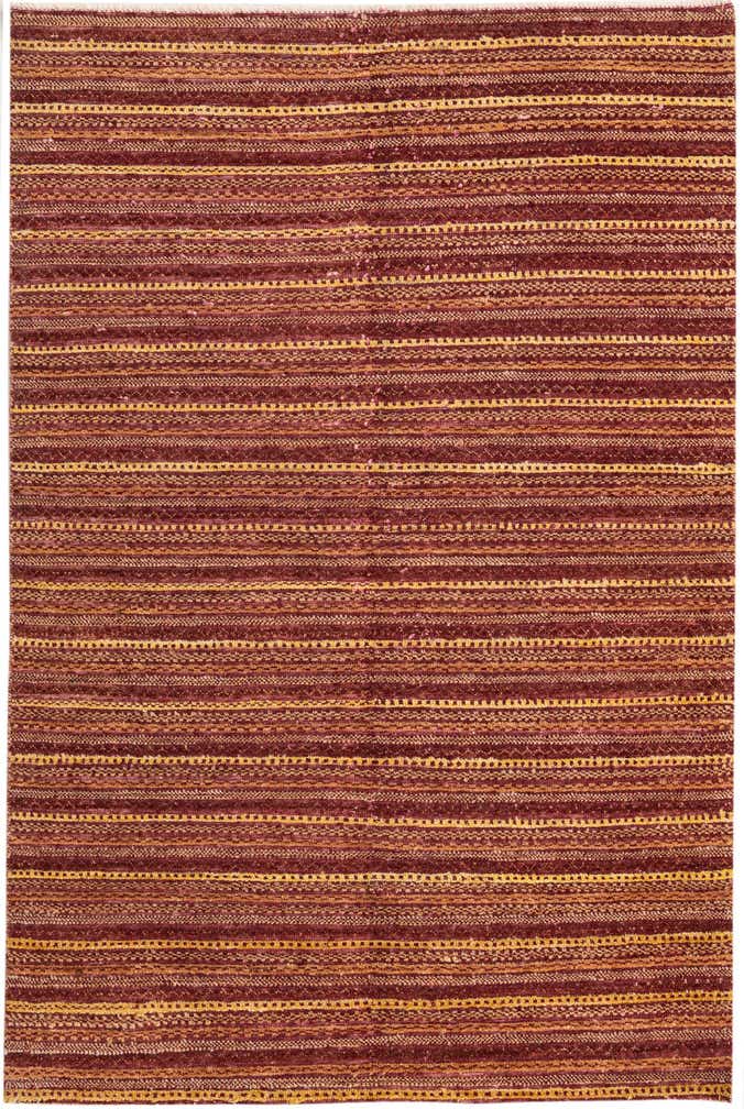 4' x 6' Hand Knotted Modern Ziegler Rug