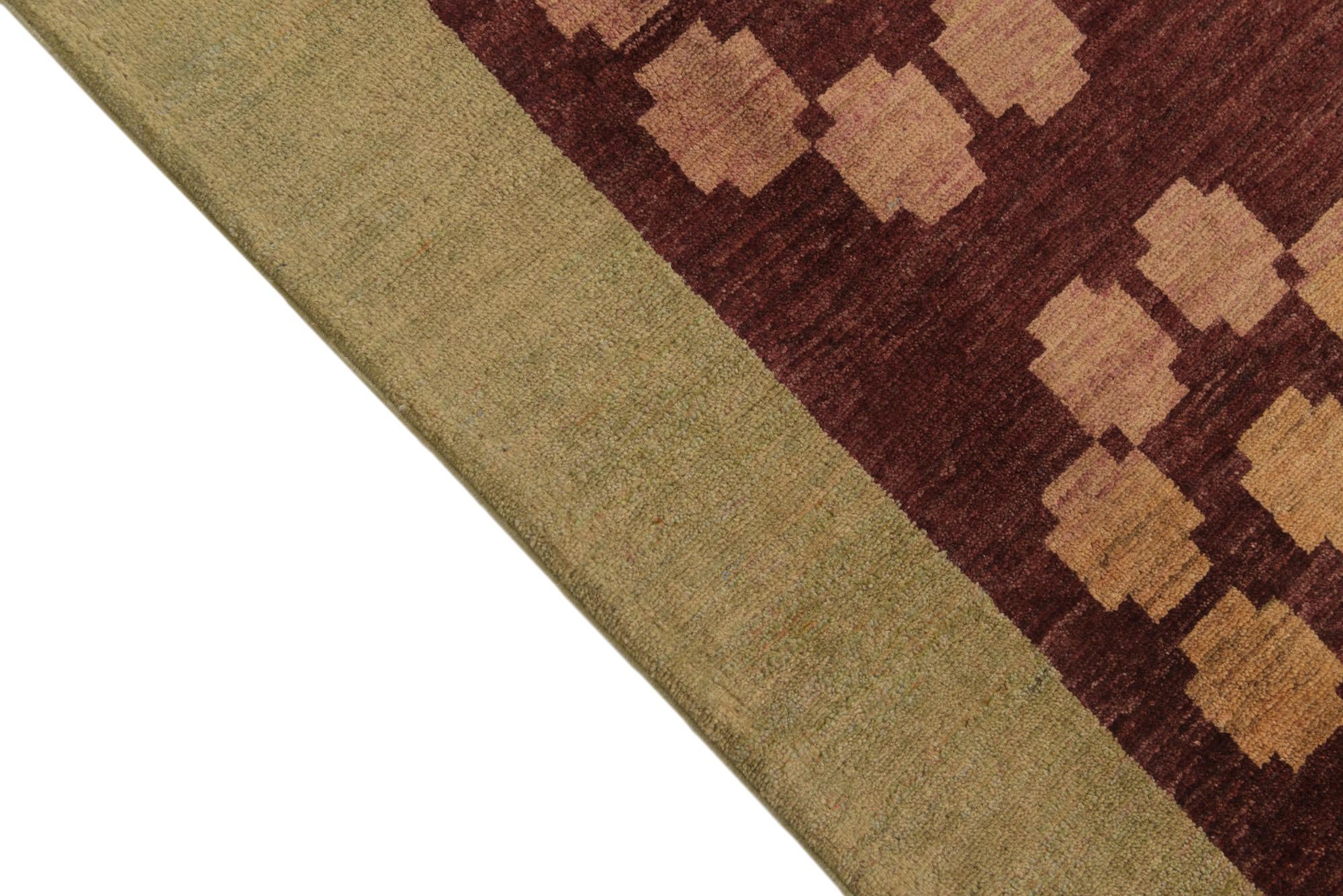 165cm x 240cm Hand Knotted Modern Ziegler Rug