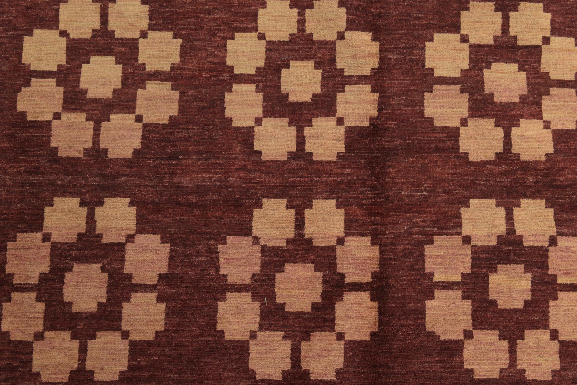 165cm x 240cm Hand Knotted Modern Ziegler Rug