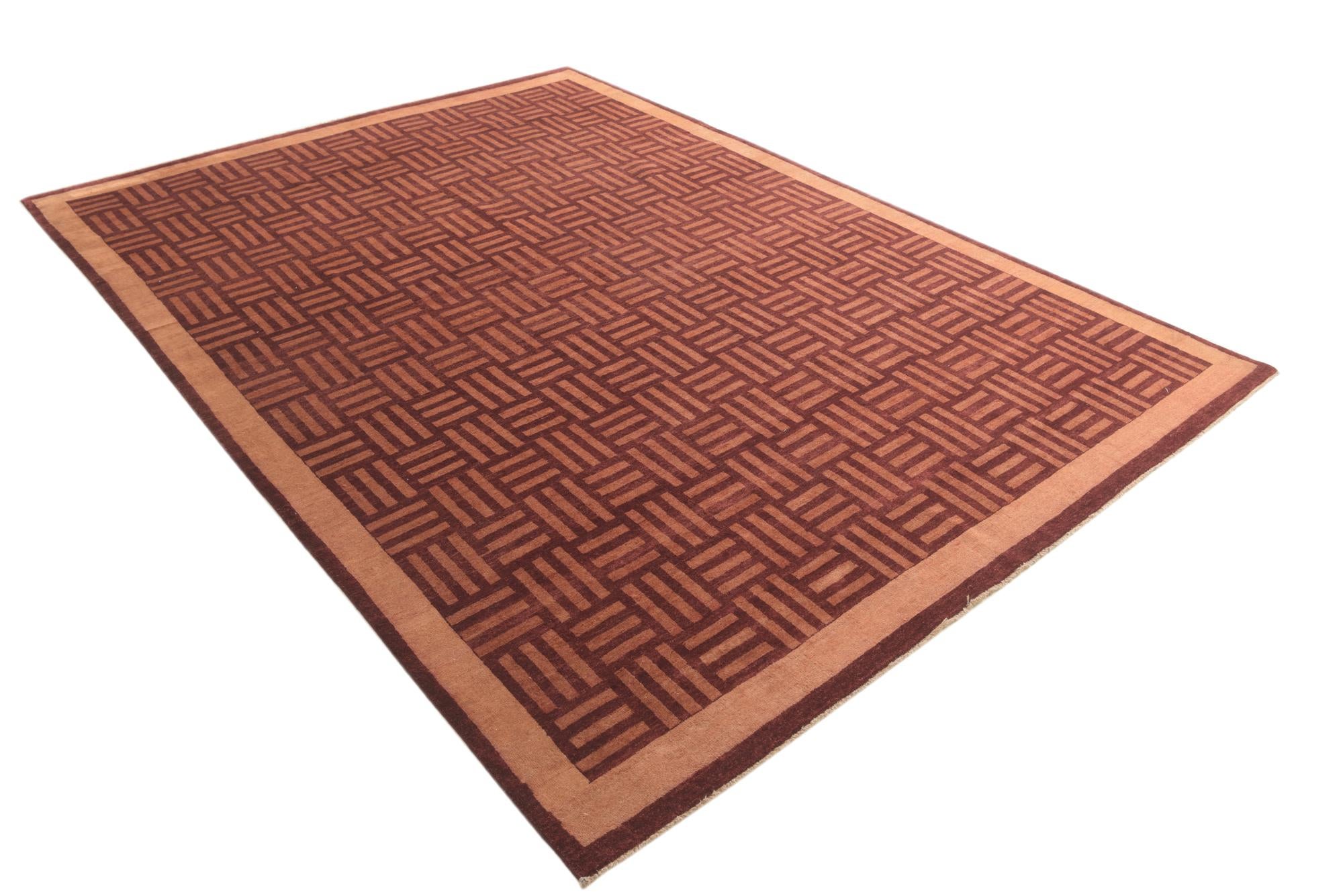 8' 3 x 11' 8 Hand Knotted Modern Ziegler Rug