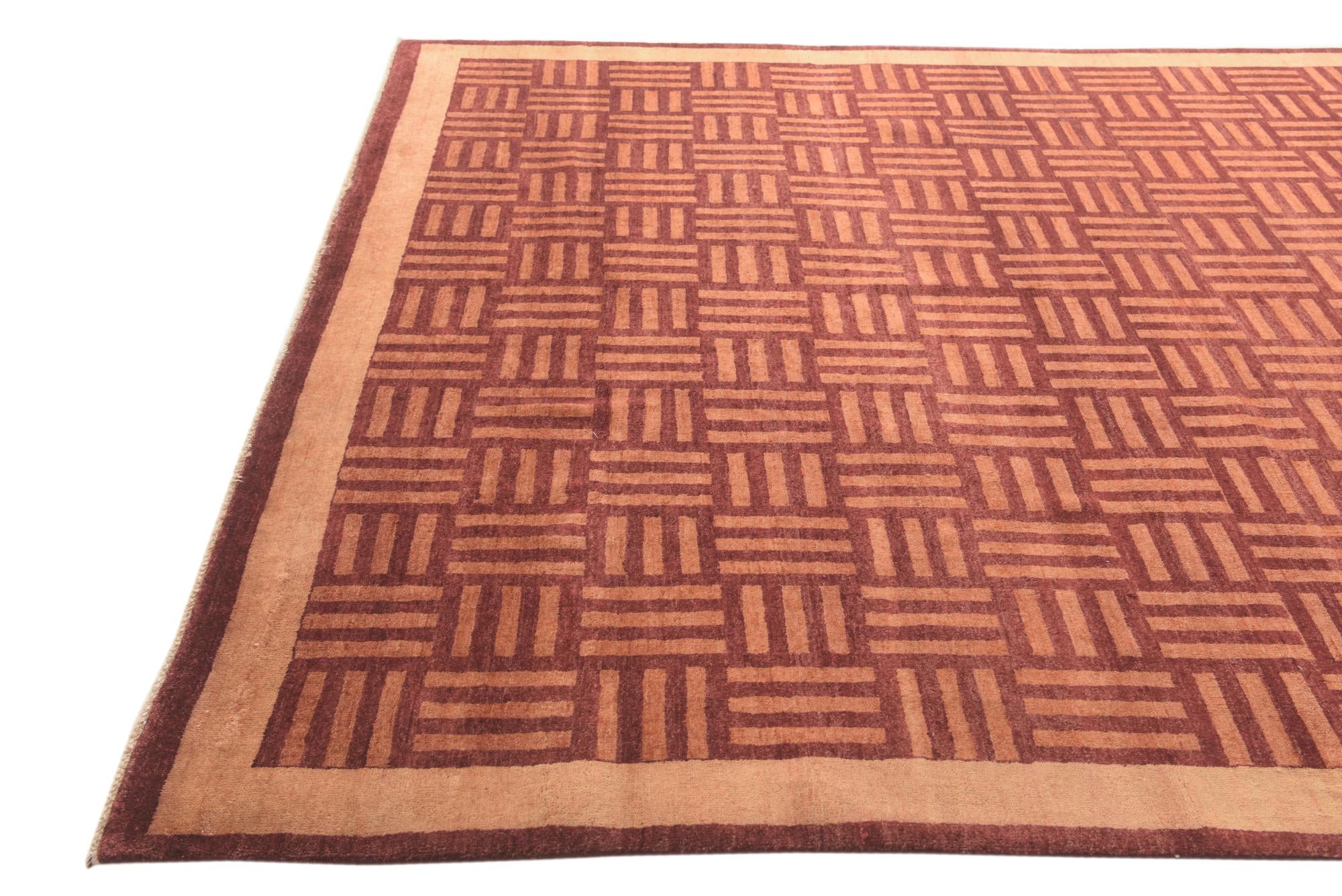 8' 3 x 11' 8 Hand Knotted Modern Ziegler Rug