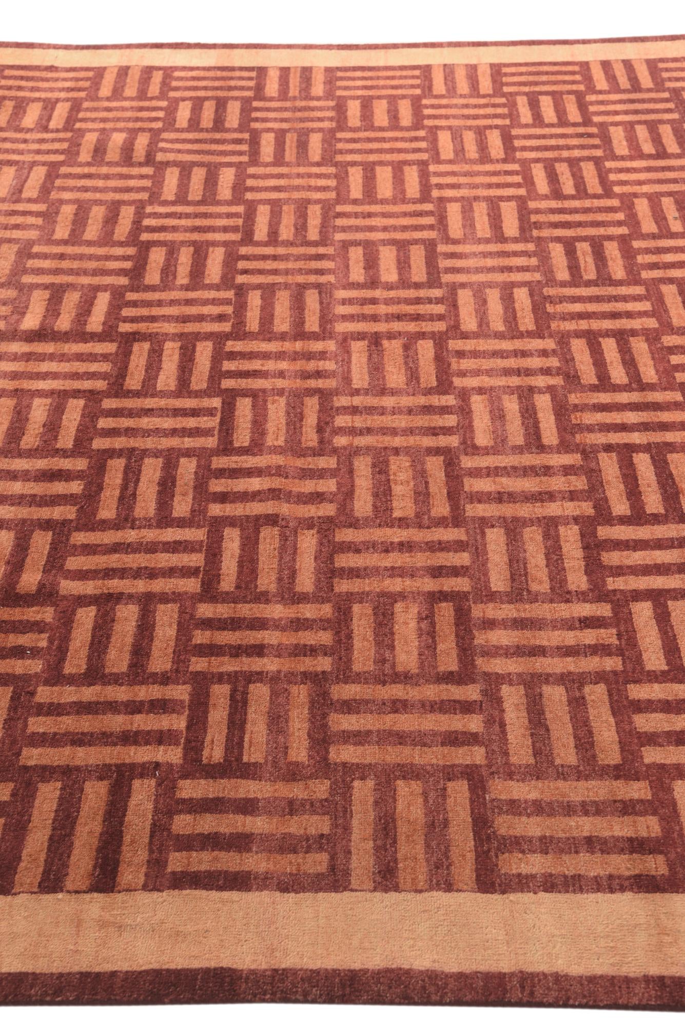 8' 3 x 11' 8 Hand Knotted Modern Ziegler Rug