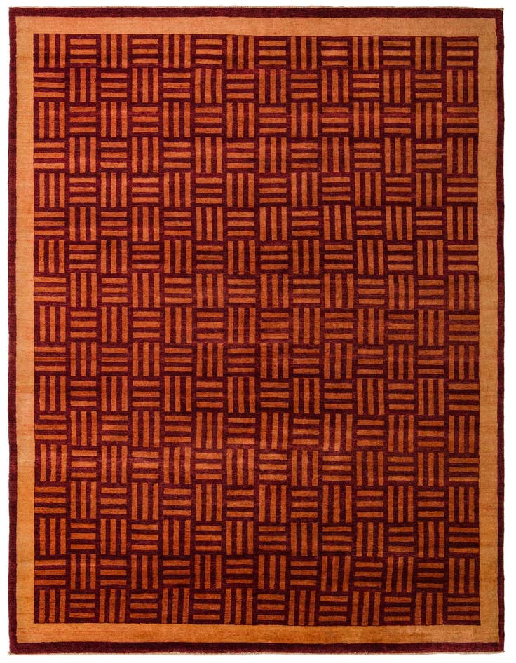 Detail image of 8' 3 x 11' 8 Hand Knotted Modern Ziegler Rug