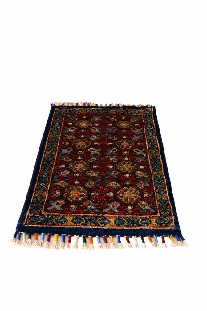 1' 5 x 2' Hand Knotted Modern Ziegler Rug