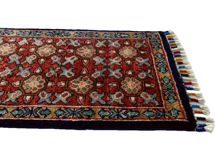 1' 5 x 2' Hand Knotted Modern Ziegler Rug