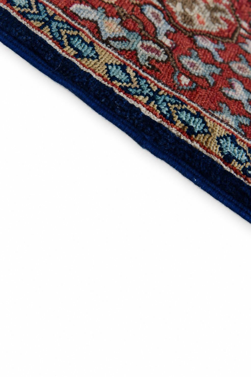 1' 5 x 2' Hand Knotted Modern Ziegler Rug