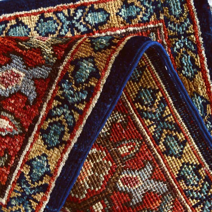 1' 5 x 2' Hand Knotted Modern Ziegler Rug