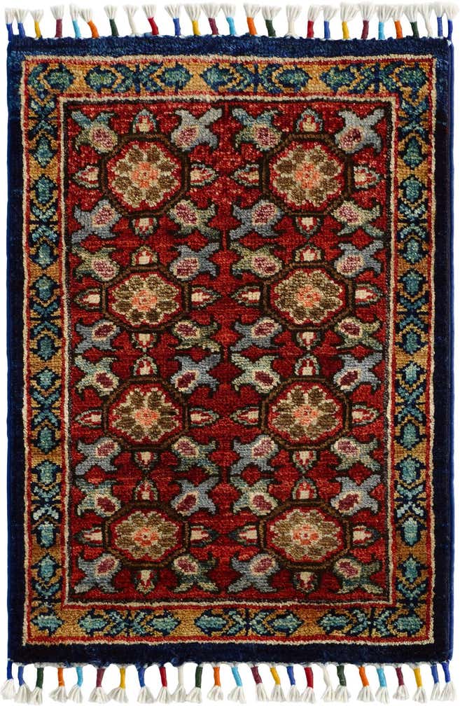 1' 5 x 2' Hand Knotted Modern Ziegler Rug