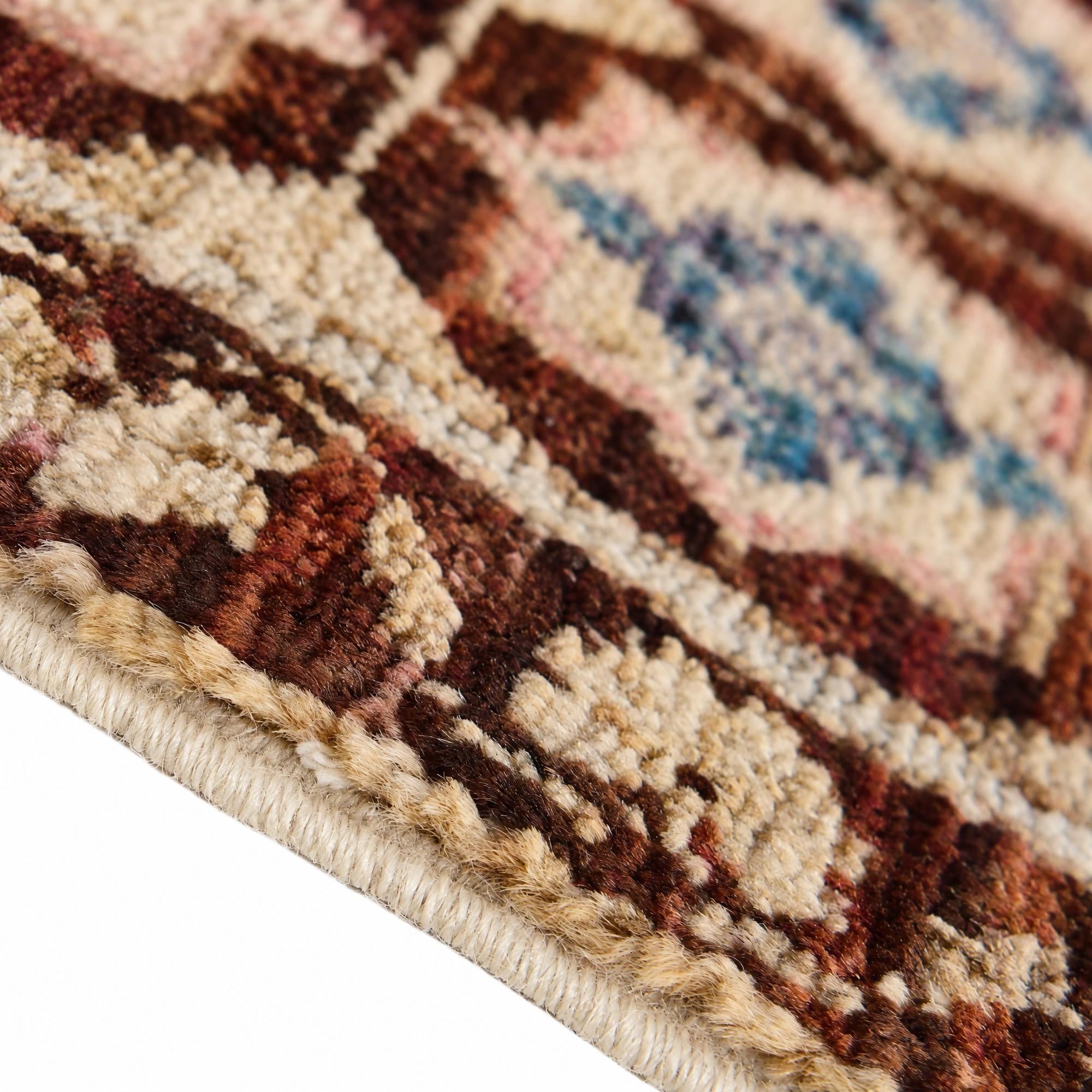 45cm x 65cm Hand Knotted Modern Ziegler Rug
