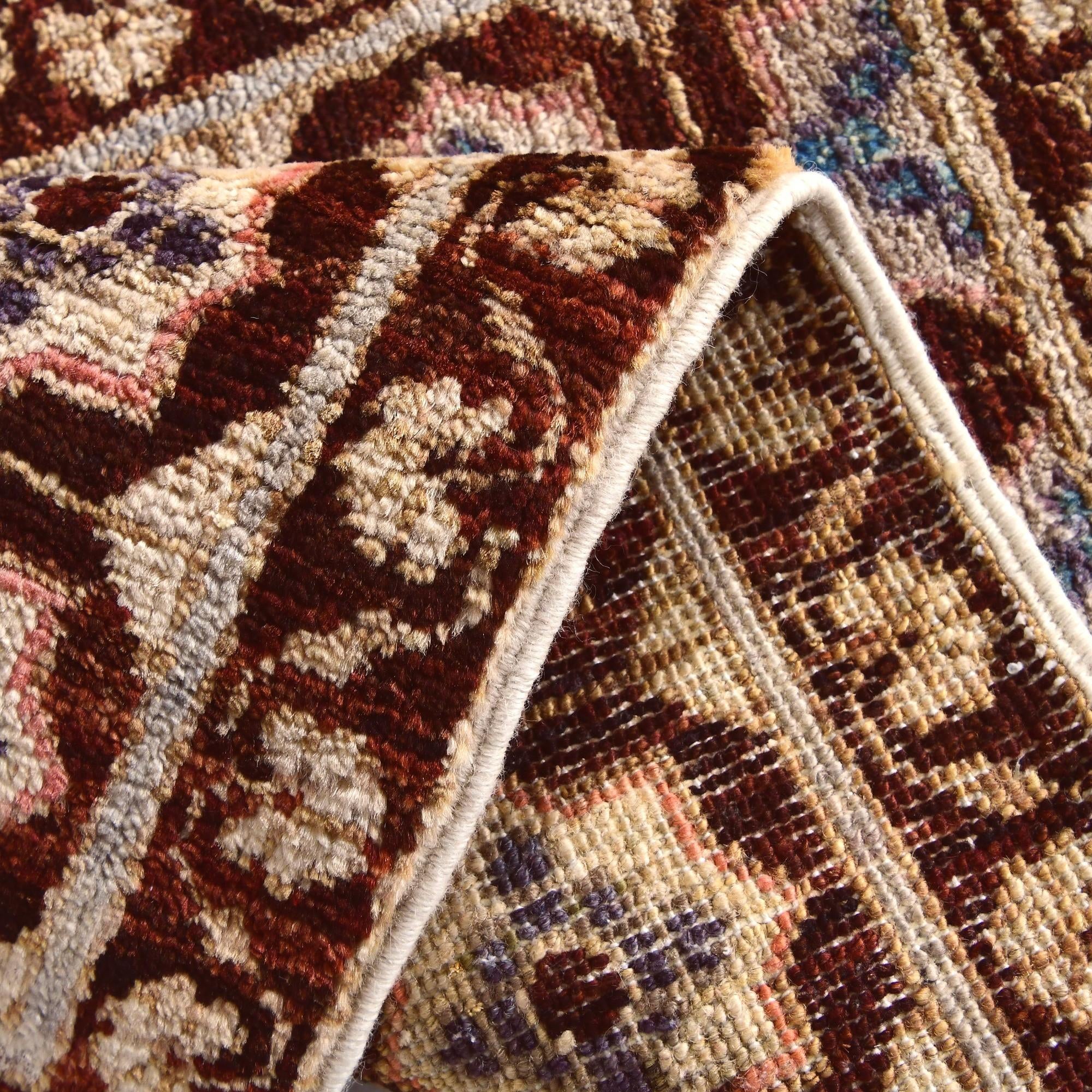 1' 5 x 2' 1 Hand Knotted Modern Ziegler Rug